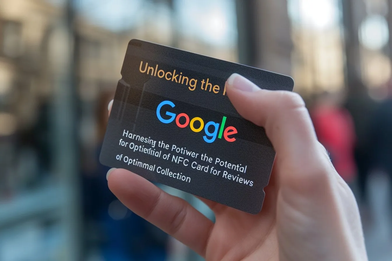 Maximisez la collecte d'avis clients grâce à la carte NFC Google
